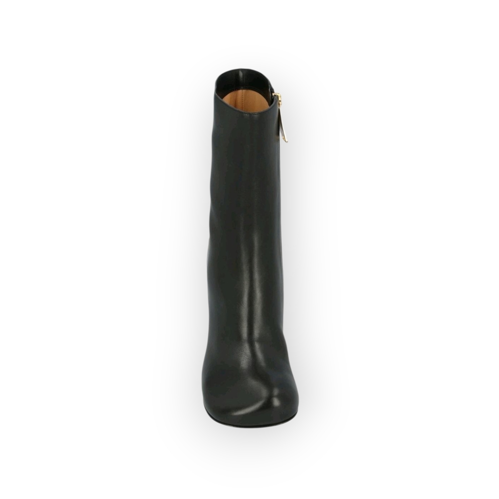 Bottega Veneta Black and Gold Heeled Boots - Picture 4 of 8